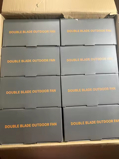 20000mAh Dual Motor Camp Fans from Dongguan MIYA Co.Ltd. 