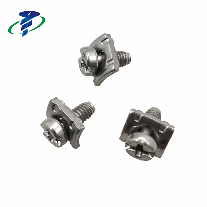 SCREW With Ribed Clamp