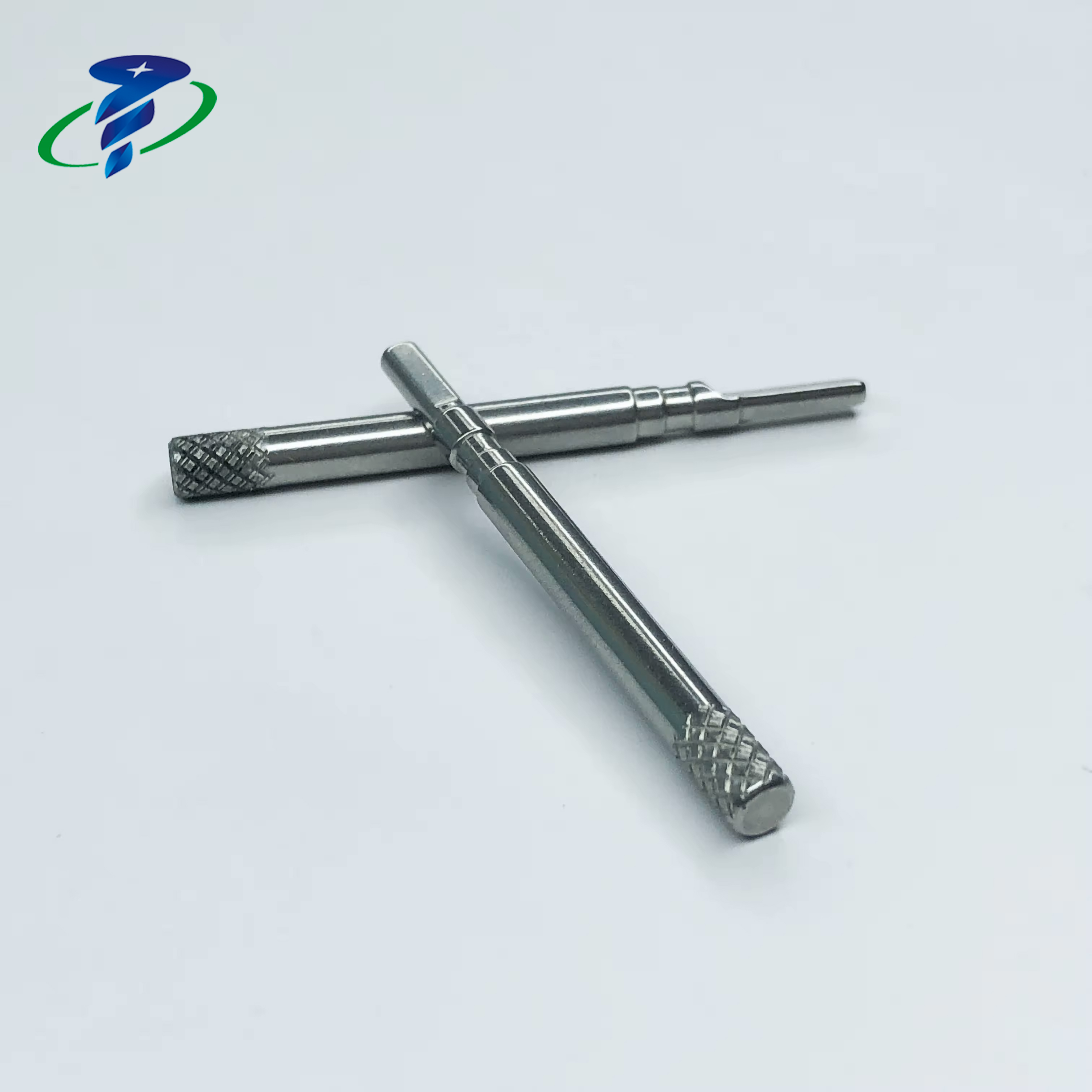 Pin With Flat End Knurling Shaft Pin