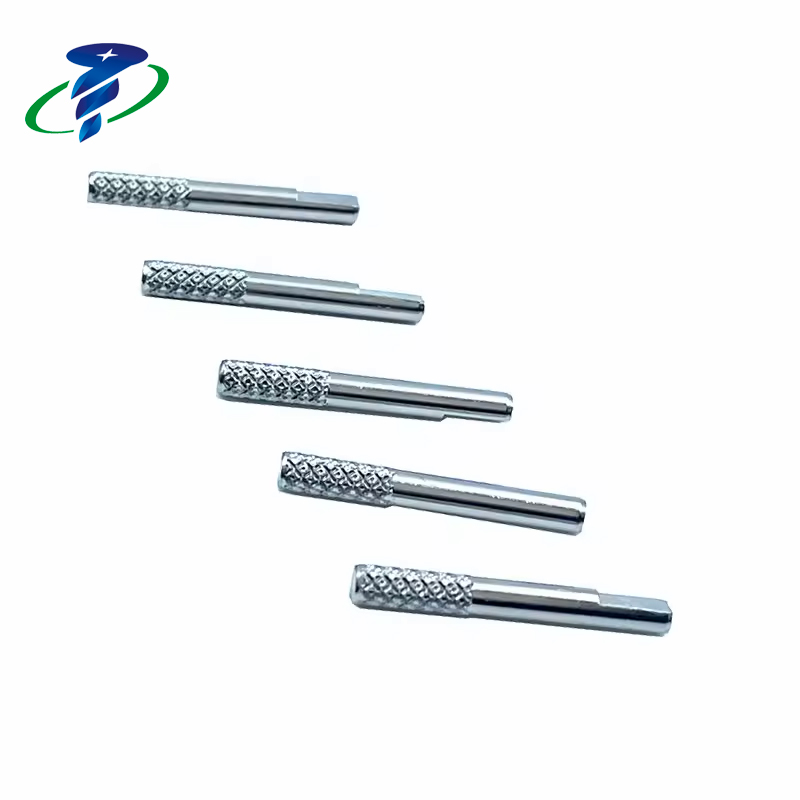 Lathe Machining Knurled Shaft Parts