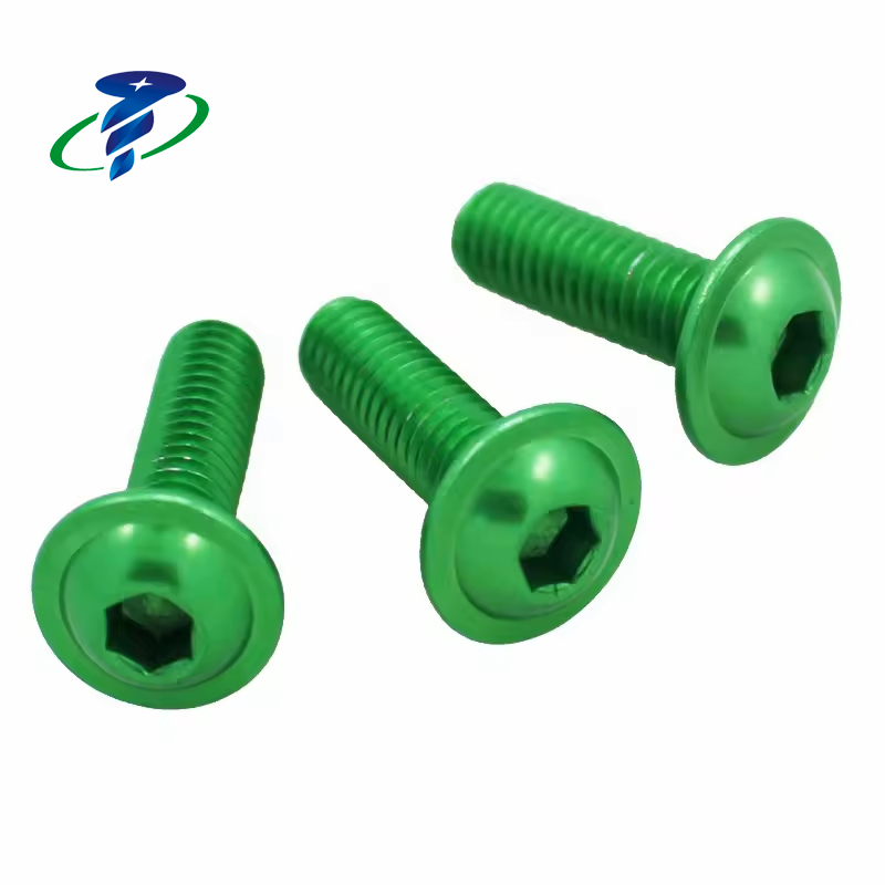 Green Anodized Screw