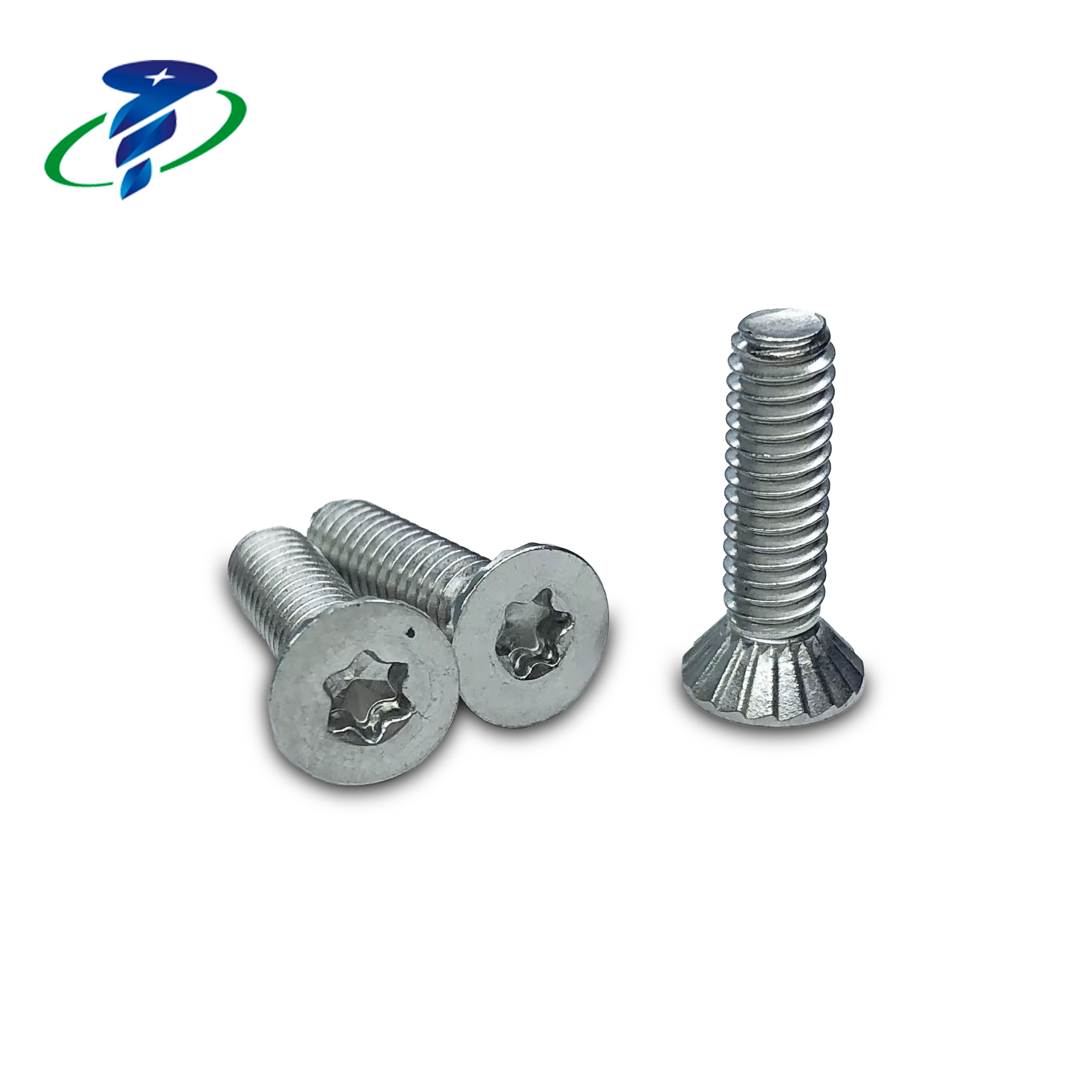 Anti-slip Ribs Csk Flat Head Torx screw