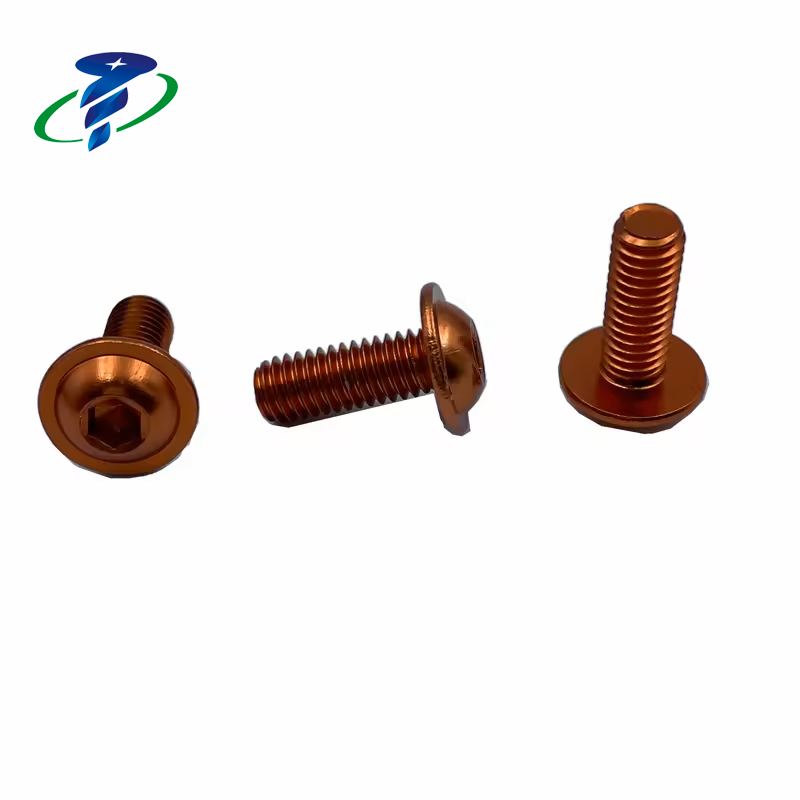 Orange Anodized Screw