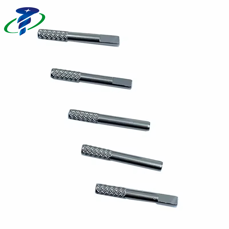 Stainless Steel Diamond Knurled Shafts