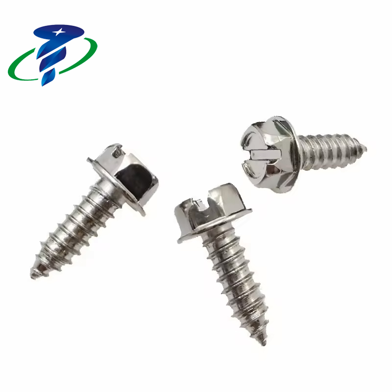 slotted Hex Washer Screw