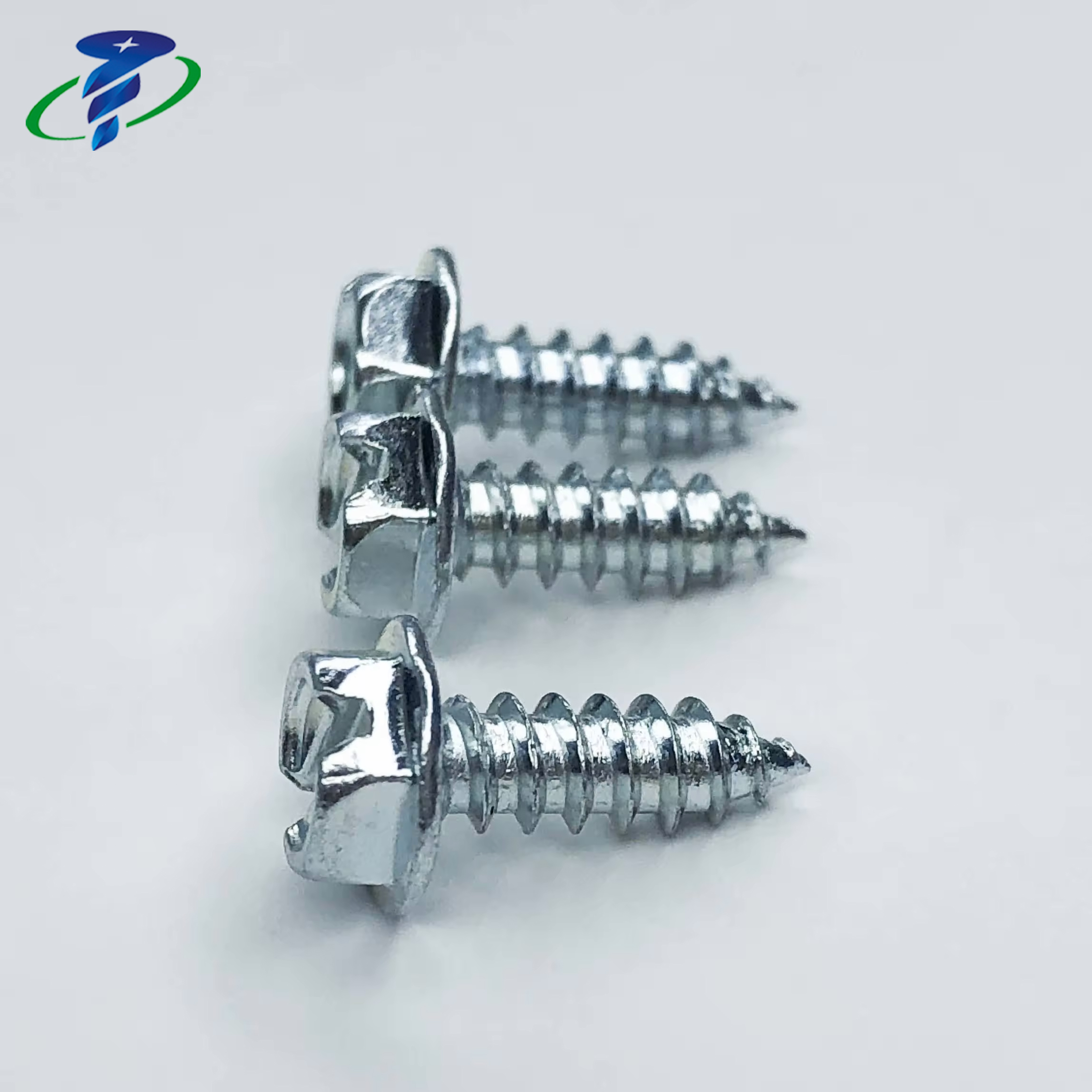 Slotted Hex Washer Head Self Tapping Sheet Metal Screws
