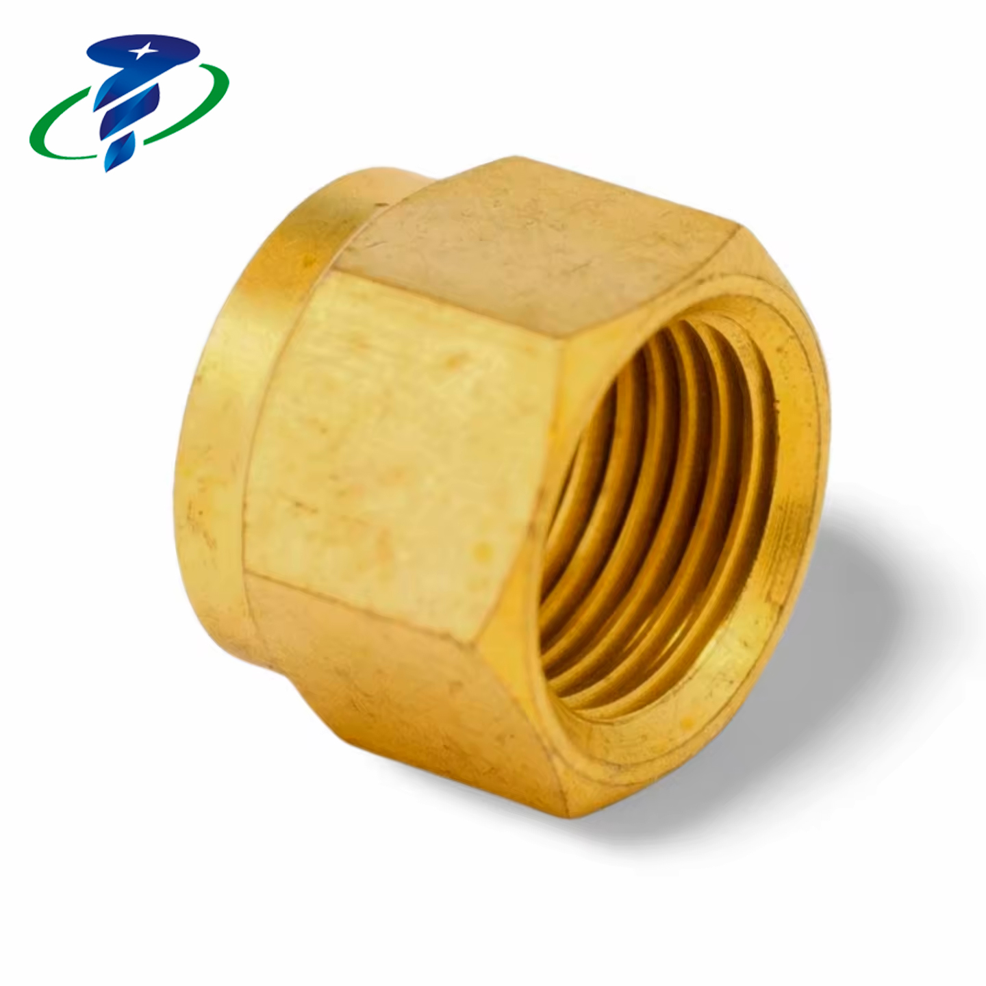 High Strength Brass Nut Optimized For Instrumentation Applications