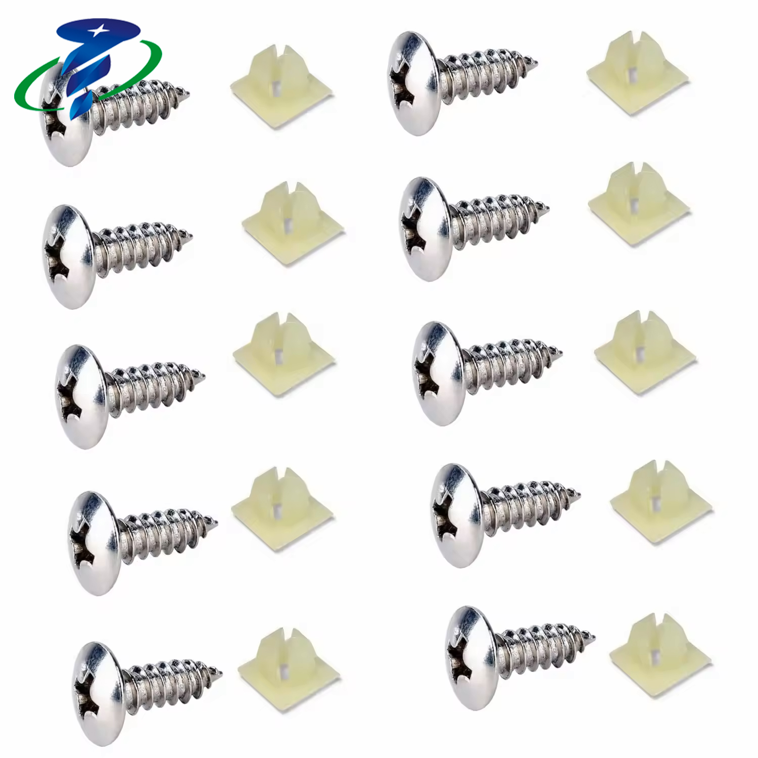 Weatherproof License Plate Screws