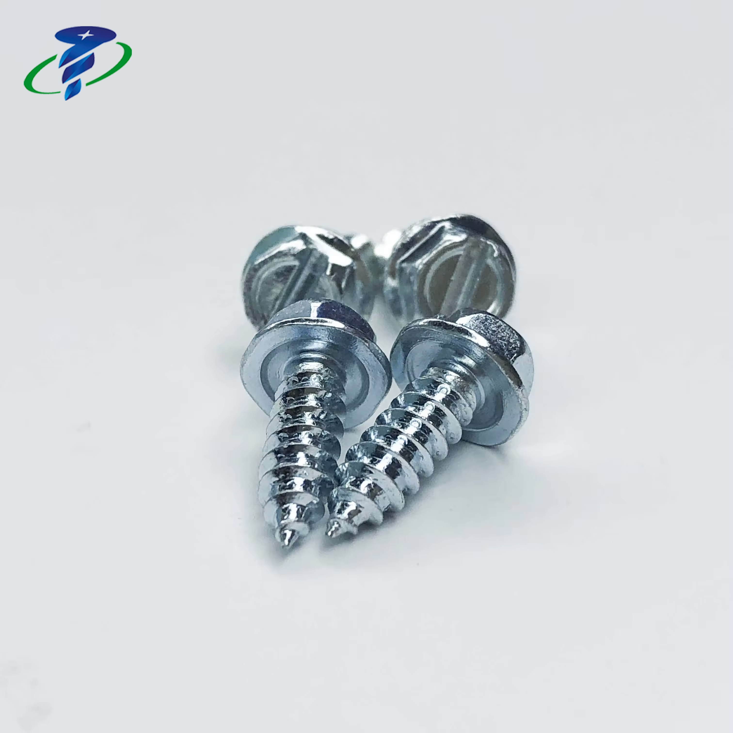 Stainless Steel 18-8 Slotted Hex Washer Head Self Tapping Sheet Metal Screws